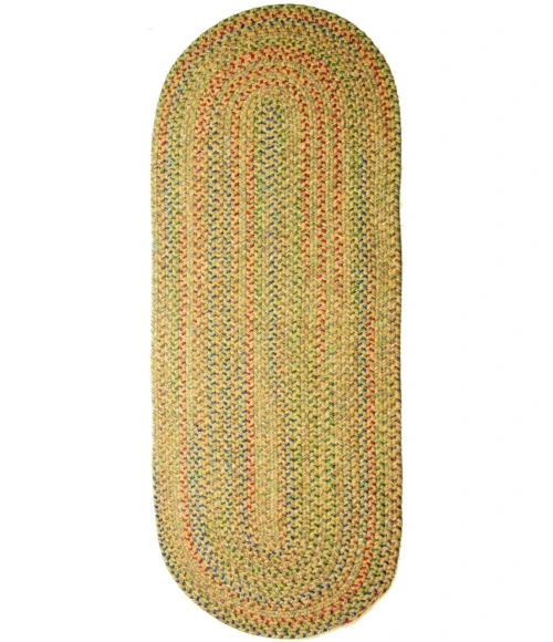 Rhody Sophia Sand Natural SO55 2 ft. X 4 ft. Oval Runner Rug