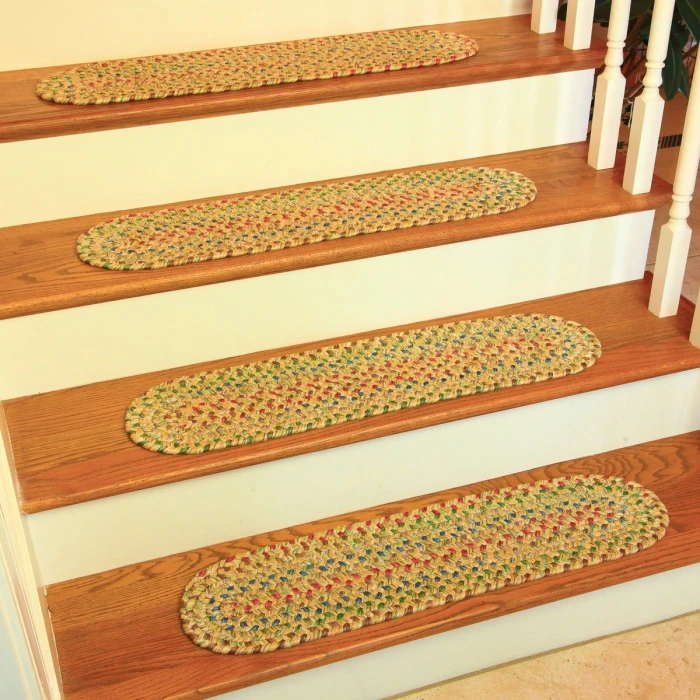 Rhody Sophia Sand Natural SO55 8 in. X 28 in. Stair Tread Set-of-4 Rug