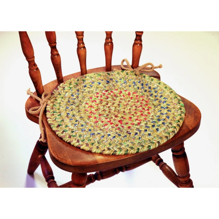 Rhody Sophia Sand Natural SO55 15 in. X 15 in. Chair Pad Set-of-4 Rug