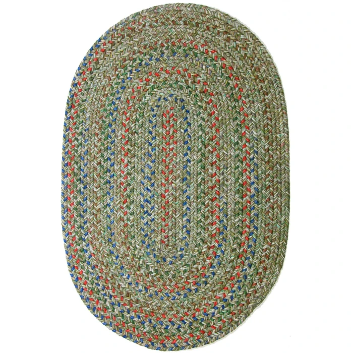 Rhody Sophia Moss Green SO65 2 ft. X 3 ft. Oval Rug