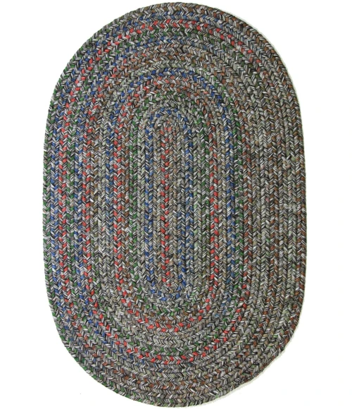 Rhody Sophia Graphite Gray SO85 7 ft. X 9 ft. Oval Rug