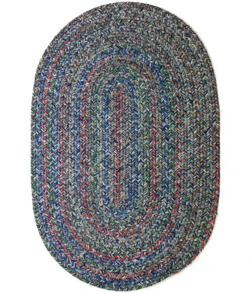 Rhody Sophia Denim Blue SO95 7 ft. X 9 ft. Oval Rug