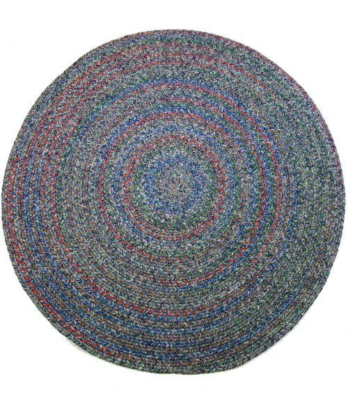 Rhody Sophia Denim Blue SO95 6 ft. X 6 ft. Round Rug