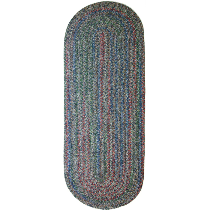 Rhody Sophia Denim Blue SO95 2 ft. X 4 ft. Oval Runner Rug
