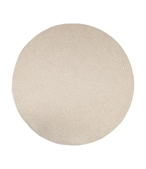 Rhody Elegance Pale Sand EG52 8 ft. X 8 ft. Round Rug