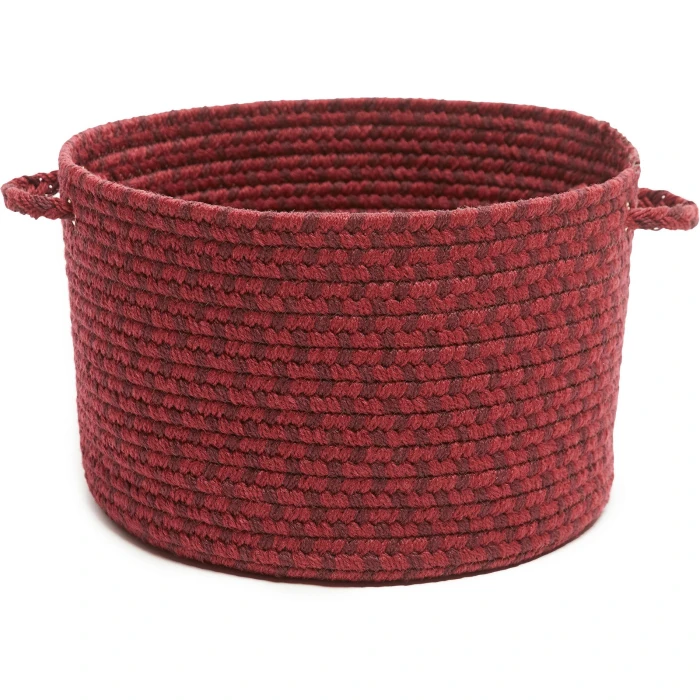 Rhody Twin River Red Multi TR42 10 in. X 8 in. Basket Rug