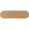 Rhody Twin River Natural Multi TR52 8 in. X 28 in. Stair Tread Set-of-13 Braided Rug