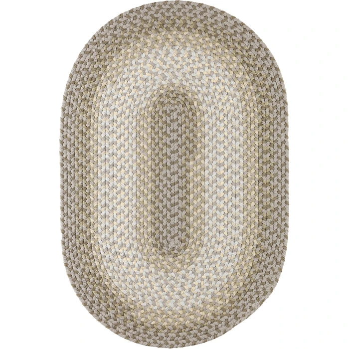 Rhody Twin River Frosty Multi TR62 3 ft. X 5 ft. Oval Rug