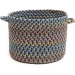 Rhody Woodstock Indigo WO11 14 in. X 10 in. Basket Braided Rug