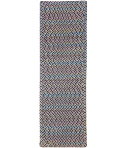 Rhody Woodstock Indigo WO11 2 ft. X 8 ft. Rectangle Braided Rug