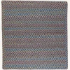 Rhody Woodstock Indigo WO11 6 ft. X 6 ft. Square Braided Rug