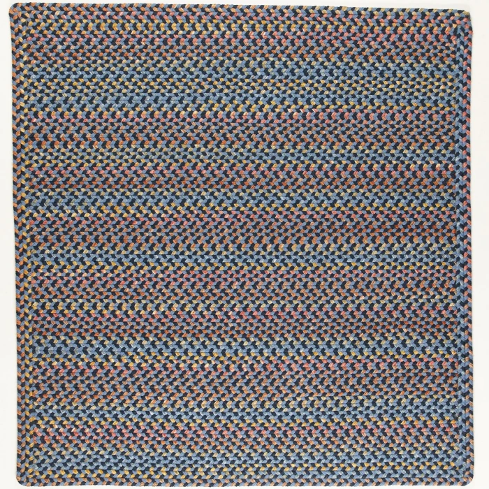 Rhody Woodstock Indigo WO11 10 ft. X 10 ft. Square Rug