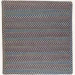 Rhody Woodstock Indigo WO11 8 ft. X 8 ft. Square Braided Rug