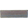 Rhody Woodstock Indigo WO11 8 in. X 28 in. Stair Tread Set-of-13 Braided Rug