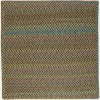 Rhody Woodstock Forest WO21 6 ft. X 6 ft. Square Braided Rug