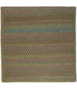 Rhody Woodstock Forest WO21 8 ft. X 8 ft. Square Braided Rug