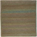 Rhody Woodstock Forest WO21 6 ft. X 6 ft. Square Braided Rug