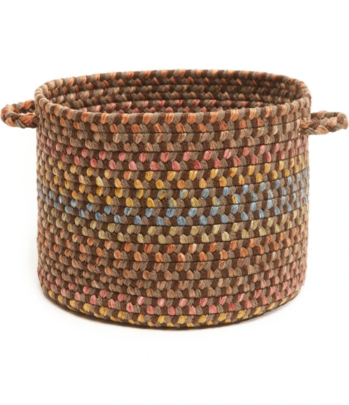 Rhody Woodstock Hickory WO31 14 in. X 10 in. Basket Rug