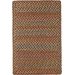 Rhody Woodstock Hickory WO31 3 ft. X 5 ft. Rectangle Braided Rug
