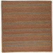 Rhody Woodstock Hickory WO31 8 ft. X 8 ft. Square Braided Rug