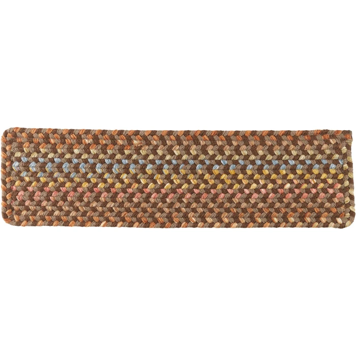 Rhody Woodstock Hickory WO31 8 in. X 28 in. Stair Tread Rug
