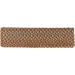 Rhody Woodstock Hickory WO31 8 in. X 28 in. Stair Tread Braided Rug