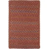 Rhody Woodstock Maroon WO41 4 ft. X 6 ft. Rectangle Braided Rug