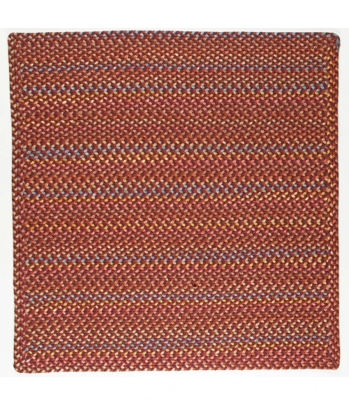 Rhody Woodstock Maroon WO41 6 ft. X 6 ft. Square Rug