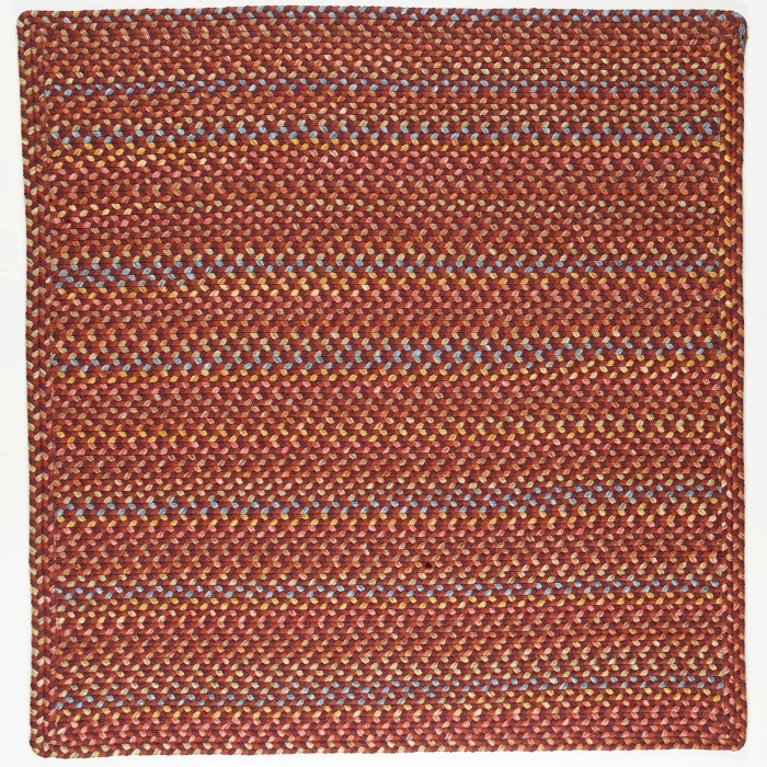 Rhody Woodstock Maroon WO41 10 ft. X 10 ft. Square Rug