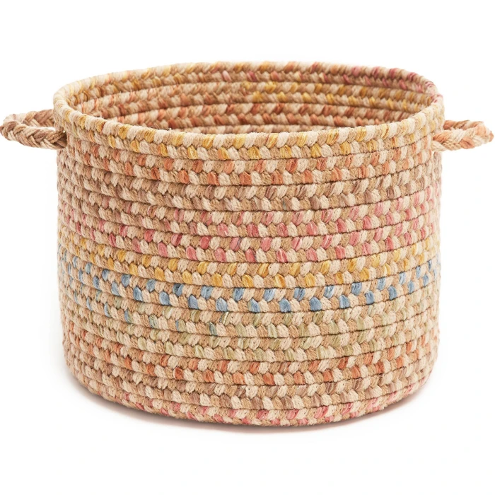 Rhody Woodstock Khaki WO51 18 in. X 12 in. Basket Rug