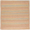 Rhody Woodstock Khaki WO51 6 ft. X 6 ft. Square Braided Rug