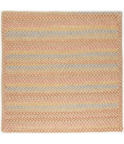 Rhody Woodstock Khaki WO51 6 ft. X 6 ft. Square Rug
