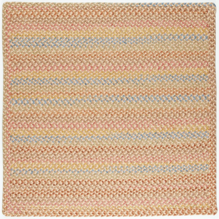 Rhody Woodstock Khaki WO51 8 ft. X 8 ft. Square Rug