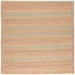 Rhody Woodstock Khaki WO51 8 ft. X 8 ft. Square Braided Rug