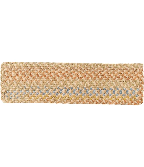 Rhody Woodstock Khaki WO51 8 in. X 28 in. Stair Tread Rug