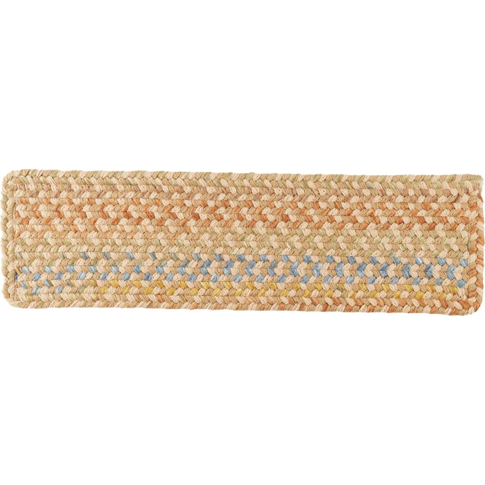 Rhody Woodstock Khaki WO51 8 in. X 28 in. Stair Tread Rug