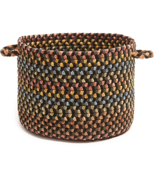 Rhody Woodstock Onyx WO81 18 in. X 12 in. Basket Rug