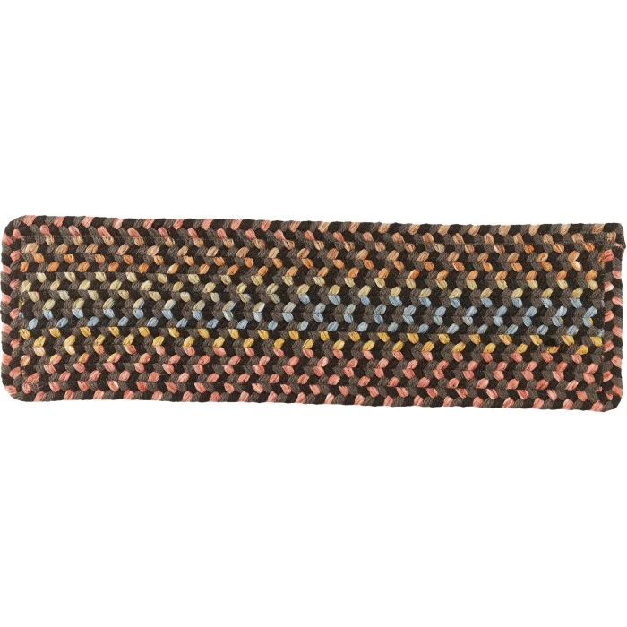 Rhody Woodstock Onyx WO81 8 in. X 28 in. Stair Tread Rug