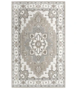 Rizzy Home Conley Ivory A01101 7 ft. 9 in. X 9 ft. 9 in. Rectangle Rug
