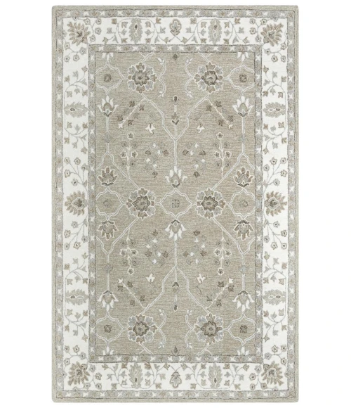 Rizzy Home Conley Brown A01106 7 ft. 9 in. X 9 ft. 9 in. Rectangle Rug