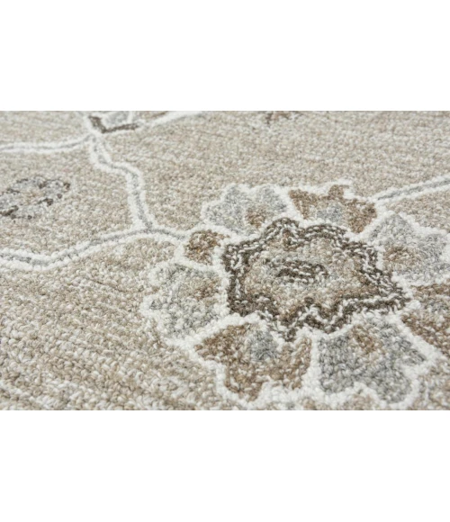 Rizzy Home Conley Brown A01106 7 ft. 9 in. X 9 ft. 9 in. Rectangle Rug