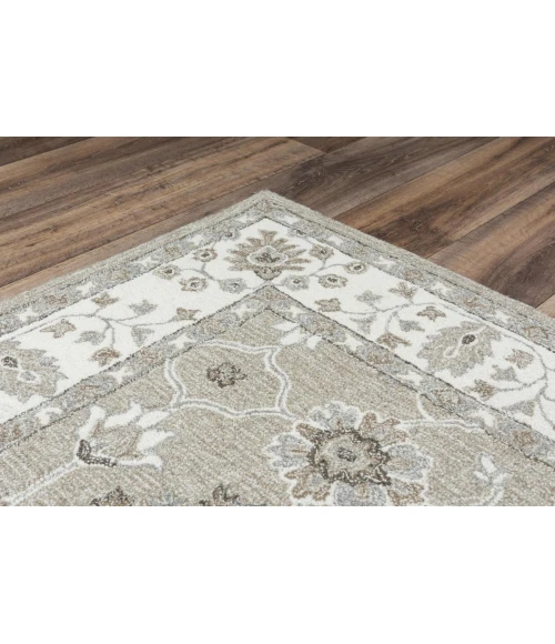 Rizzy Home Conley Brown A01106 7 ft. 9 in. X 9 ft. 9 in. Rectangle Rug