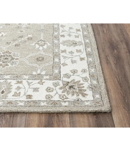 Rizzy Home Conley Brown A01106 7 ft. 9 in. X 9 ft. 9 in. Rectangle Rug
