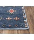 Rizzy Home Catawba Blue/Red A02102 5 ft. X 7 ft. 6 in. Rectangle Rug