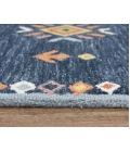 Rizzy Home Catawba Blue/Red A02102 5 ft. X 7 ft. 6 in. Rectangle Rug