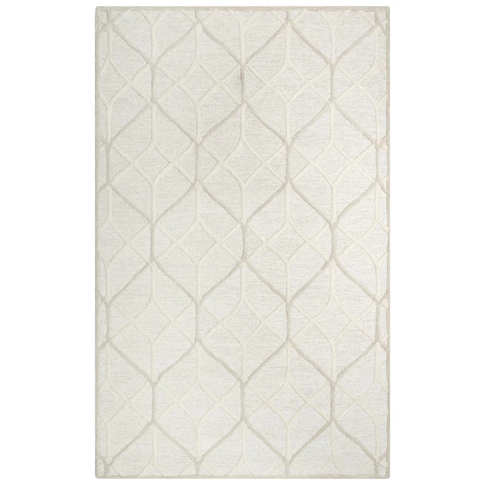 Rizzy Home Ava Ivory A06101 5 ft. X 7 ft. 6 in. Rectangle Rug