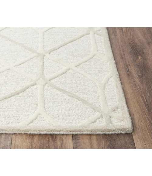 Rizzy Home Ava Ivory A06101 5 ft. X 7 ft. 6 in. Rectangle Rug