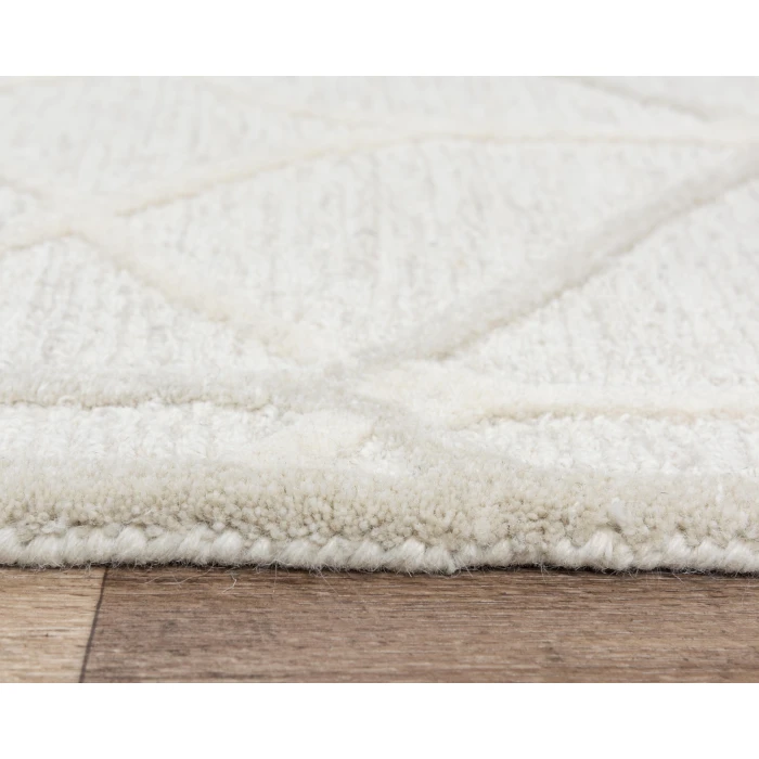 Rizzy Home Ava Ivory A06101 5 ft. X 7 ft. 6 in. Rectangle Rug