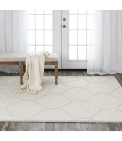 Rizzy Home Ava Ivory A06101 7 ft. 9 in. X 9 ft. 9 in. Rectangle Rug