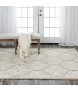 Rizzy Home Ava Ivory A06102 7 ft. 9 in. X 9 ft. 9 in. Rectangle Rug